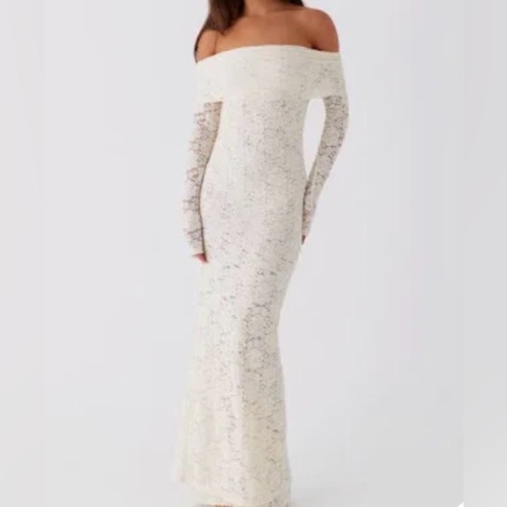 Peppermayo Yours Always Lace Maxi Dress Sz 14 NWT